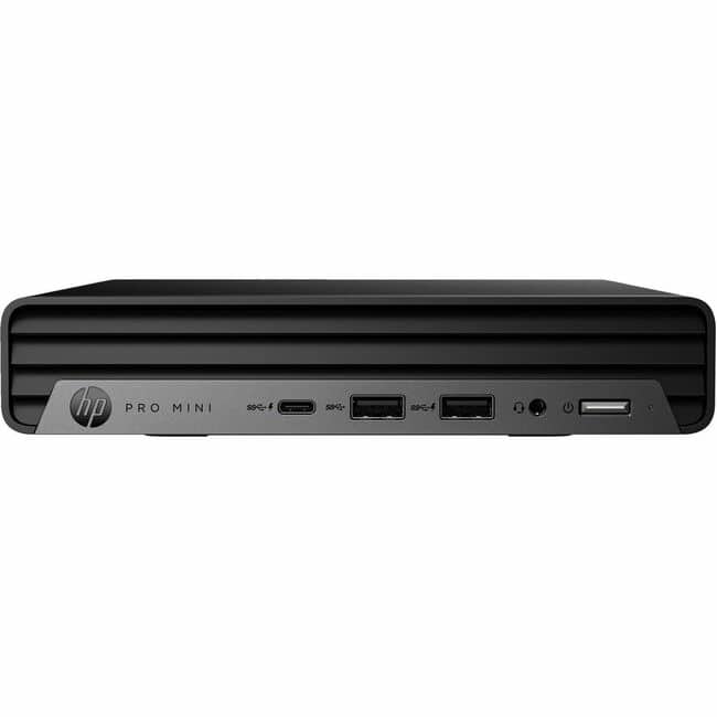 HP - Pro Mini 400 G9 Desktop Computer - Intel Core i5 12th Gen i5-12500T - vPro Technology - 16 GB - 512 GB SSD - Mini PC - Black