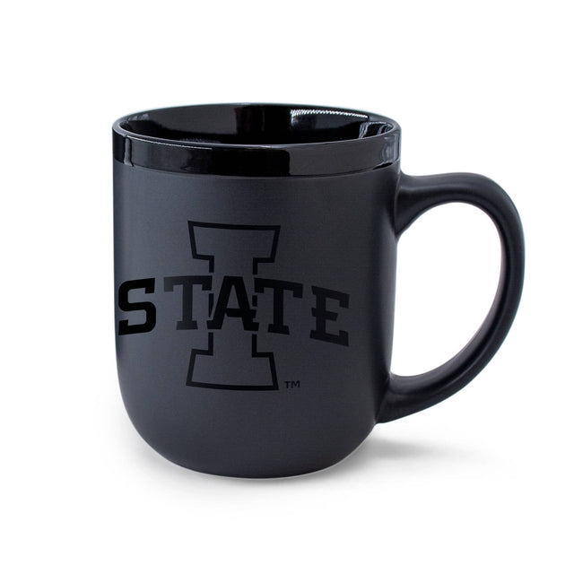 Front. WinCraft - Iowa State Cyclones 17oz. Ceramic Mug - Black.
