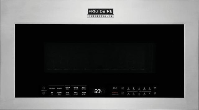 Front. Frigidaire - Professional 1.9 Cu. Ft. Over-the Range Microwave with Air Fry - Smudge-Proof Stainless Steel.