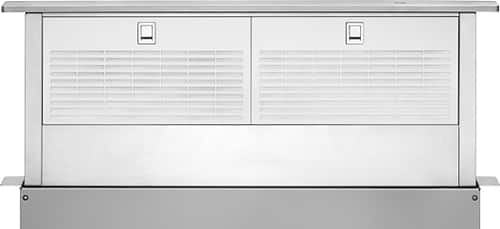 Front. Whirlpool - 30" Telescopic Downdraft System - Stainless steel.