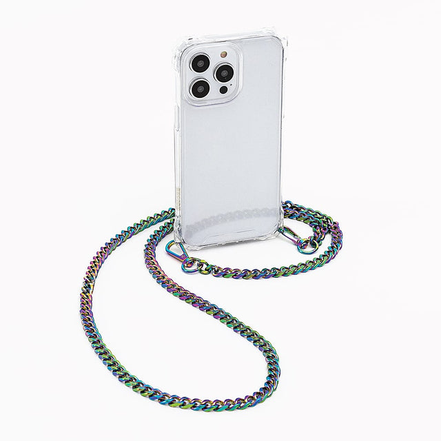 Front. Bryten - Glacier 4-Way Carry Case for Apple iPhone 14 Pro Max - Clear.