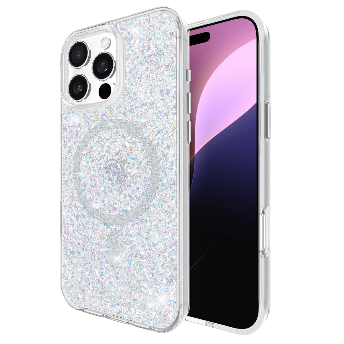 Case-Mate - Case Western Reserve Spartans - Case with Magsafe for iPhone 16 Pro Max - Twinkle Disco