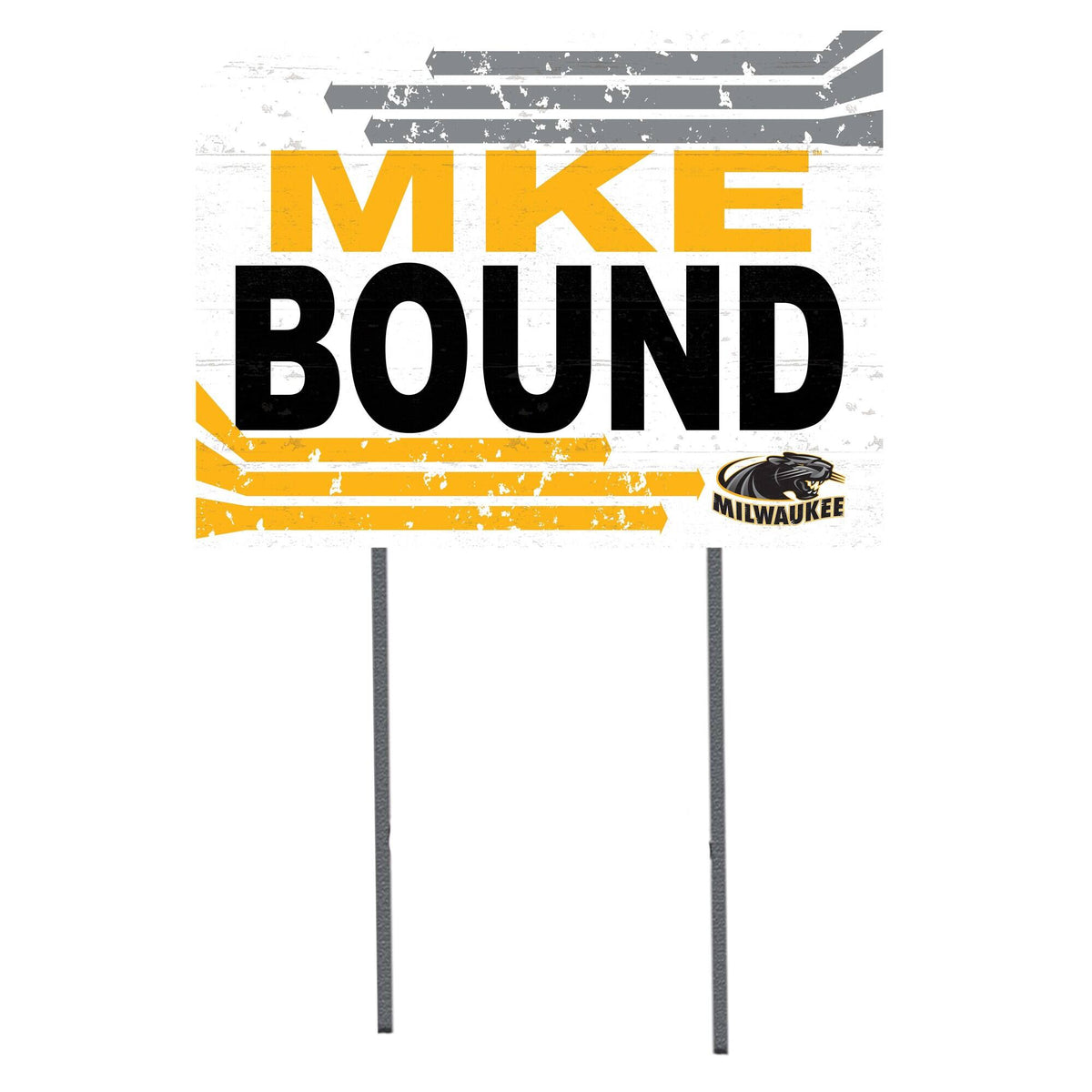 Jardine - Wisconsin-Milwaukee Panthers 18" x 24" Team Yard Sign - White