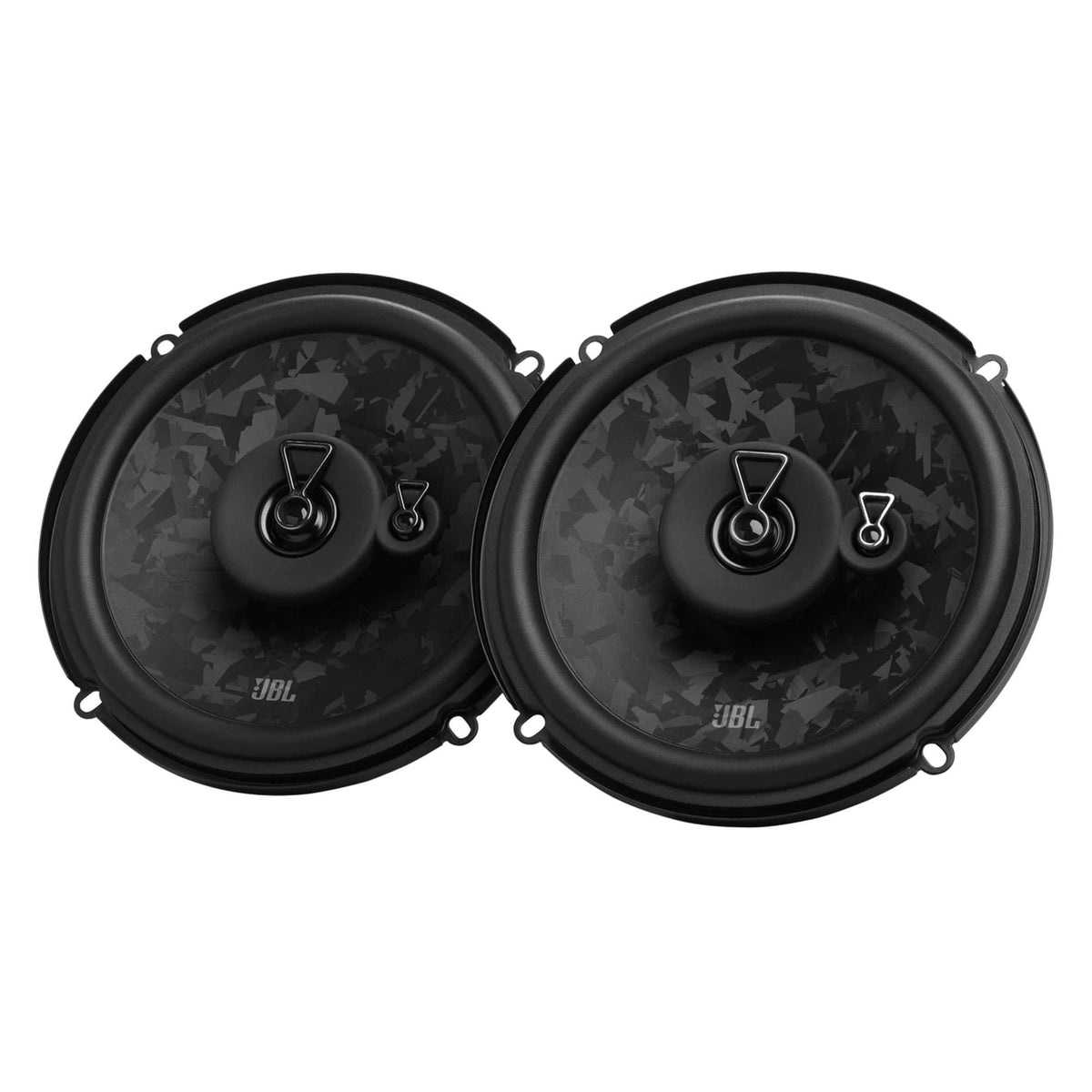 JBL - STAGE368MF 6.5” 3-Way Speaker No Grille - Black/Gray