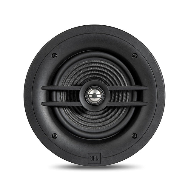 Front. JBL - Stage In-Ceiling Loudspeaker With 1" Aluminum Dome Tweeter and 6.5" Polycellulose Cone Woofer - black.