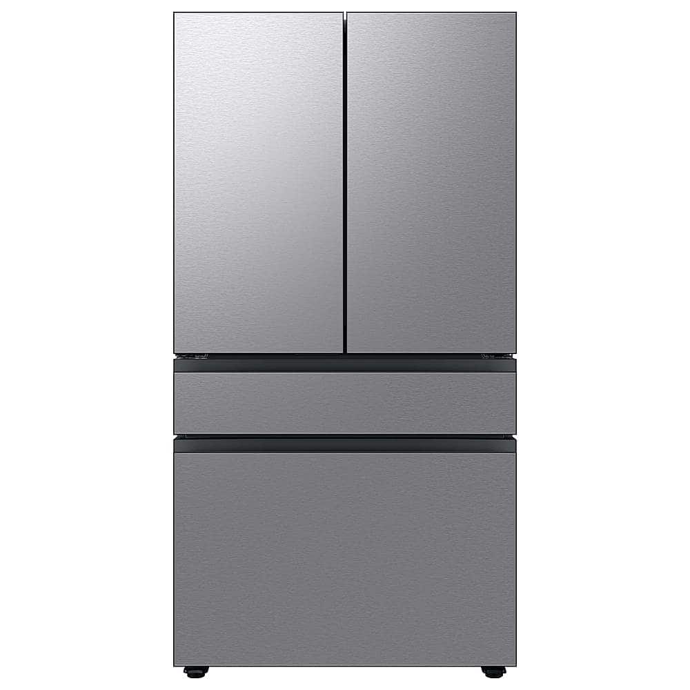 Samsung - 36 in. Wide BESPOKE 29 cu. ft. 4-Door French Door Smart Refrigerator with AutoFill Water Pitcher - Stainless Steel