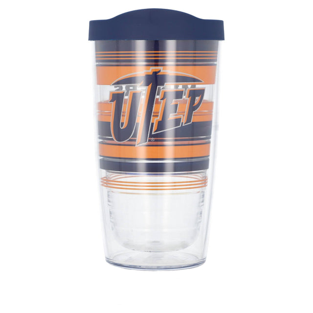 Front. Tervis - UTEP Miners 16oz. Hype Stripes Classic Tumbler - Multicolor.