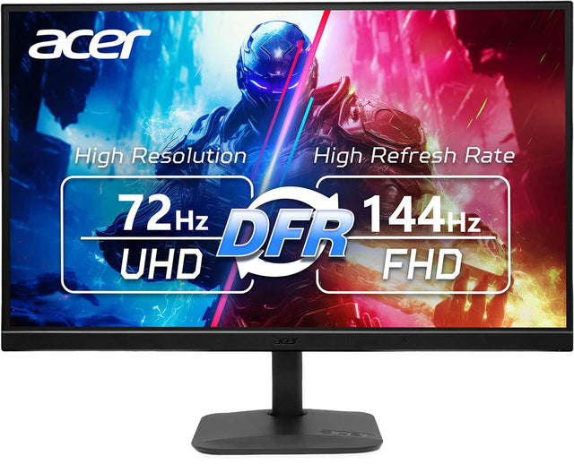 acer High Resolution High Refresh Rate 72Hz 144Hz DFR UHD FHD