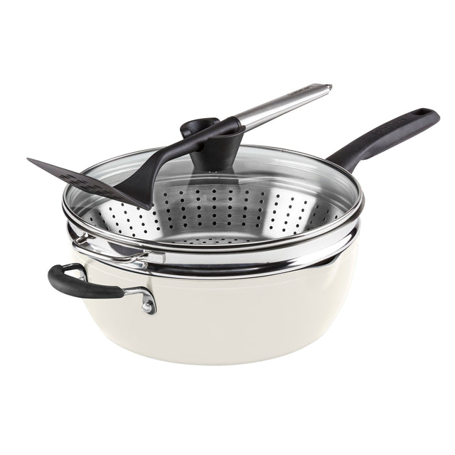 Alt View 11. Cuisinart - Preferred Pan 4-Pc Set - Crème de la Crème.