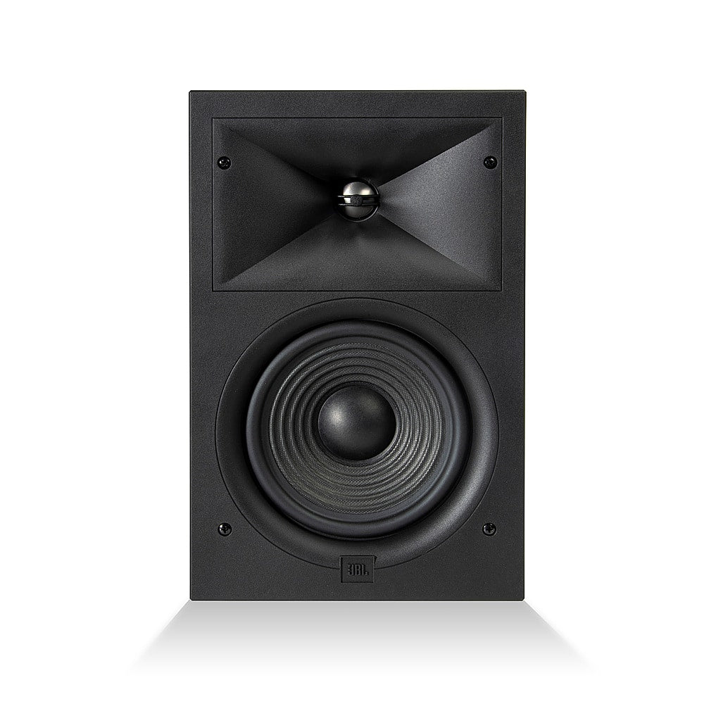 JBL - Stage In-Wall Loudspeaker With 1" Aluminum Dome Tweeter and 6.5" Polycellulose Cone Woofer - Black