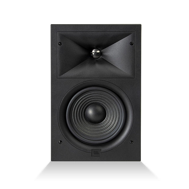 Front. JBL - Stage In-Wall Loudspeaker With 1" Aluminum Dome Tweeter and 6.5" Polycellulose Cone Woofer - black.