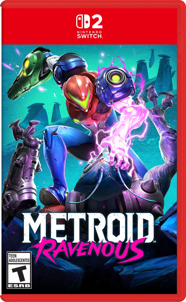 02 NINTENDO SWITCH  
METROID™ TEEN ADOLESCENTES RAVENOUS T ESRB