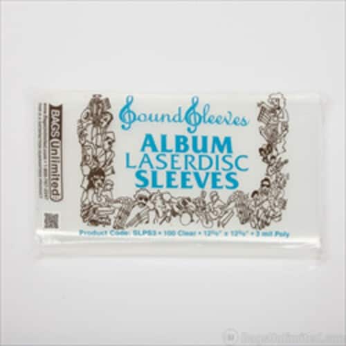 PopMarket - Bags Unlimited SLPS3 - 12 Inch LP Jacket Sleeve - Snug Fit - 3 mil - 100 Count - BAGS / SLEEVES - Multicolor