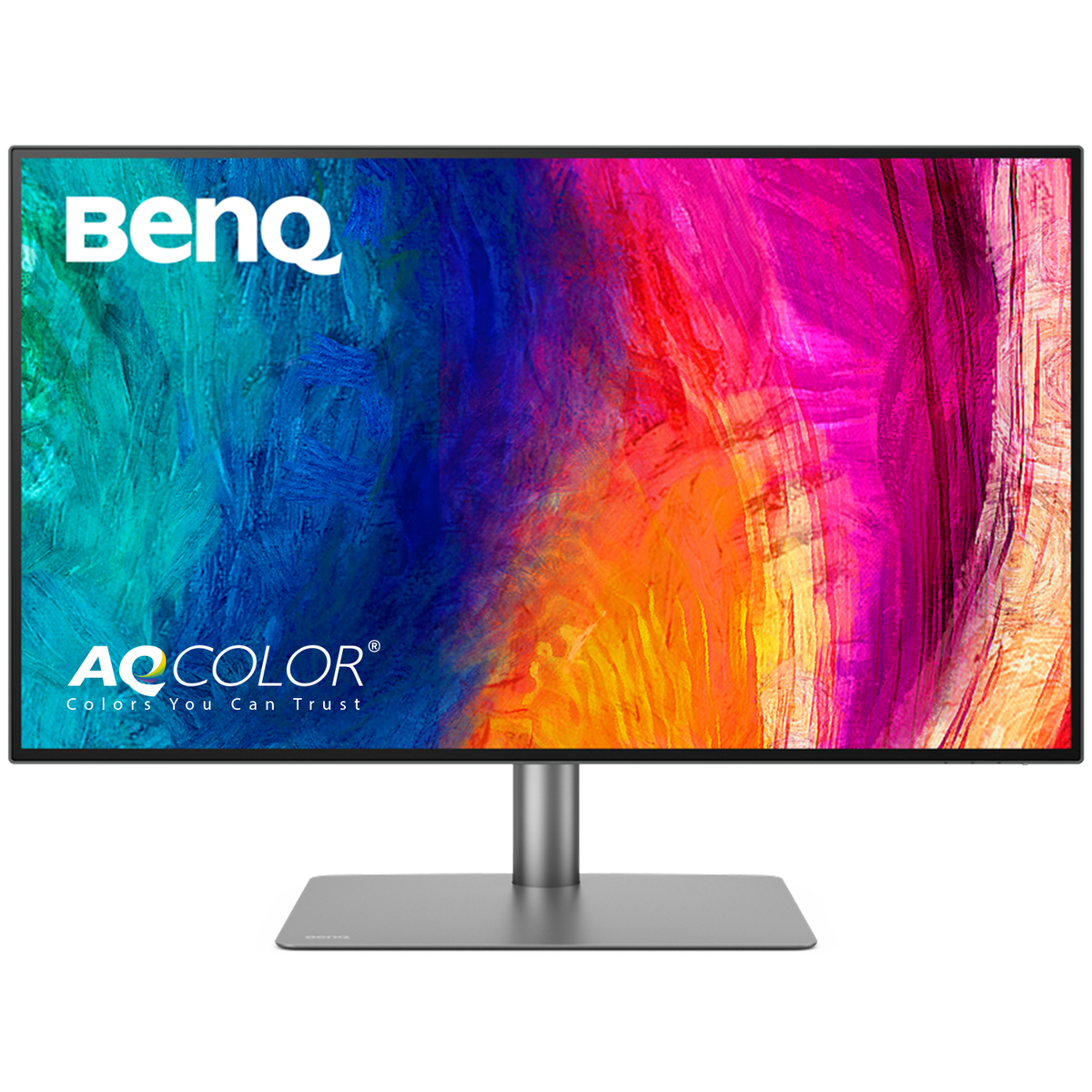BenQ - AQCOLOR PD3225U 31.5" IPS Black LED 4K P3 Mac Compatible Designer Monitor (HDMI/DP/Thunderbolt 3 85W) - Metallic Gray