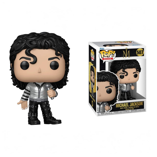 TOP! Funko POP! VI 507 ROCKS  
MICHAEL JACKSON VIVYLE FIGURINE EN WAVE FIGURA DE VINIL  
ADVERTENCIA: PELIGRO DE ASFIXIA, DE A ATTENTION: FESMAT 0g A WARNING: DOOG HORE