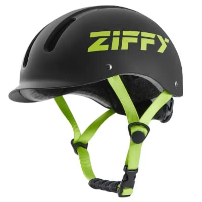 Front. Joyfy - Adjustable Bike Helmet for Kids - Lightweight, Safety Certified Scooter Helmet with Washable Inner Lining for Riding - Black.