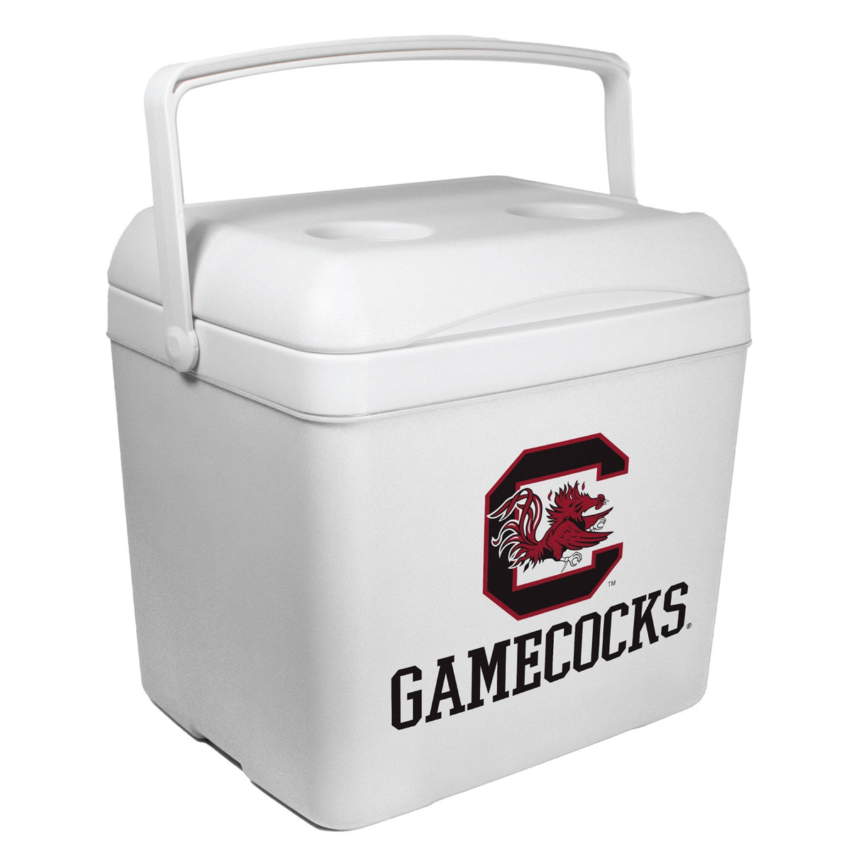 Indigo Falls - South Carolina Gamecocks 24-Can Tailgate Cooler - White