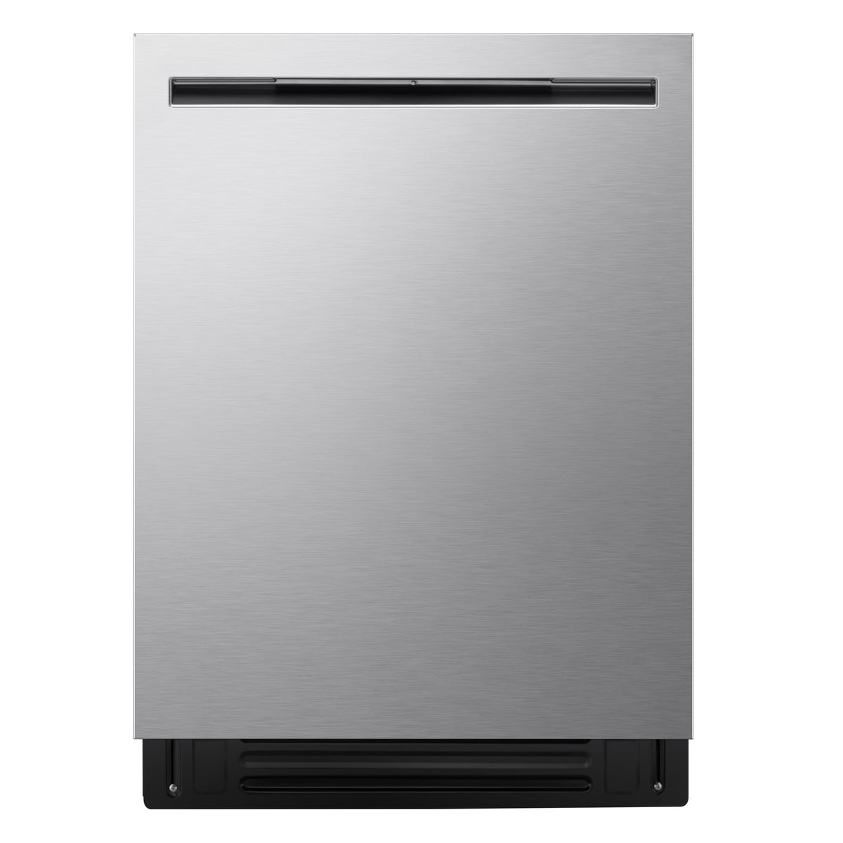 LG - FlushFit 24-in Top Control Smart Built-In Stainless Steel Tub Dishwasher with 3rd Rack, 1-Hour Wash and Dry, 46dBA - Stainless Steel
