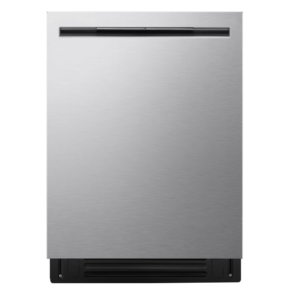 LG - FlushFit 24-in Top Control Smart Built-In Stainless Steel Tub Dishwasher with 3rd Rack, 1-Hour Wash and Dry, 46dBA - Stainless Steel
