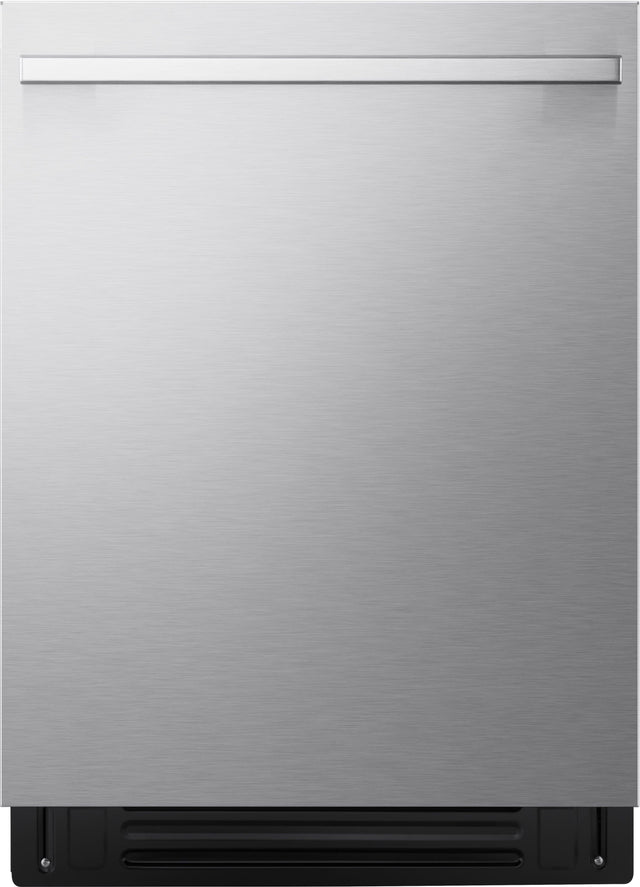 Front. LG - STUDIO FlushFit 24-in Top Control Smart Built-In Stainless Steel Tub Dishwasher w/3rd Rack, 1 Hour Wash and Dry, 39dBA - PrintProof Stainless Steel.