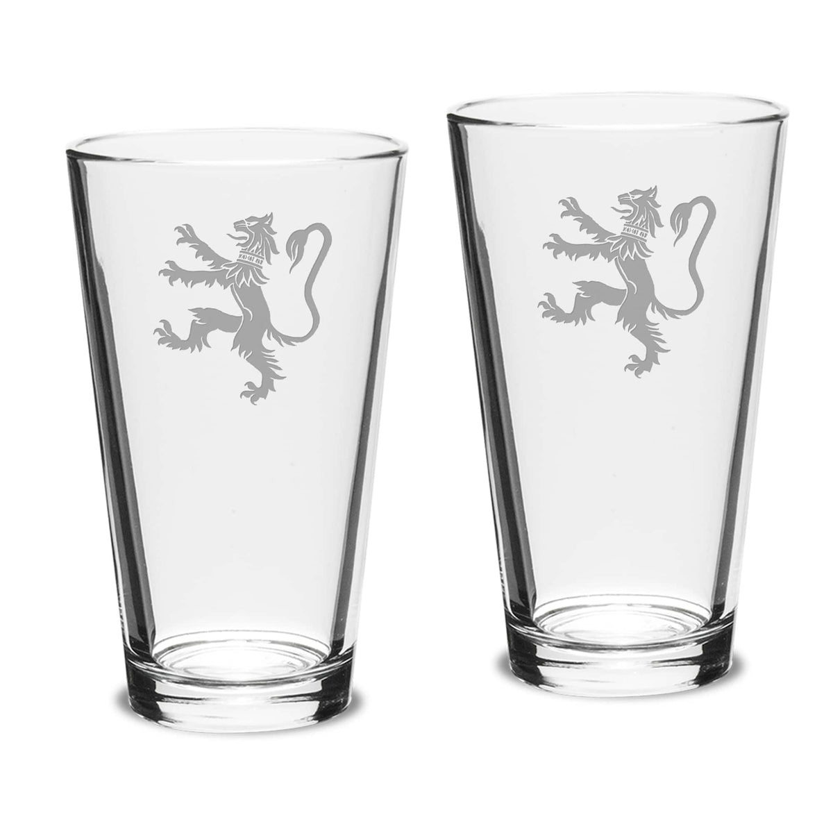 Jardine - Phillips Exeter Academy Big Red 16oz. 2-Piece Classic Pub Glass Set - Multicolor