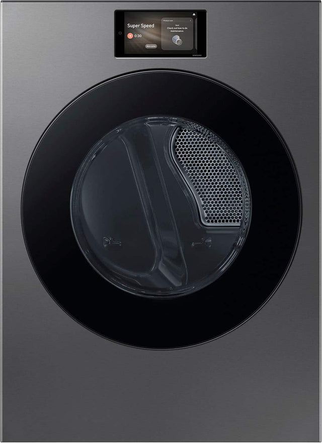 The text on the image reads "Super Speed 0:30 - i Nr Check - - d mammatre." This text is likely a description or instruction for the washing machine. It may indicate that the machine has a super-fast washing cycle that takes only 30 seconds, and that it is currently checking the load before starting the cycle. The text also contains the word "mammatre," which could be a reference to the machine's brand or model.