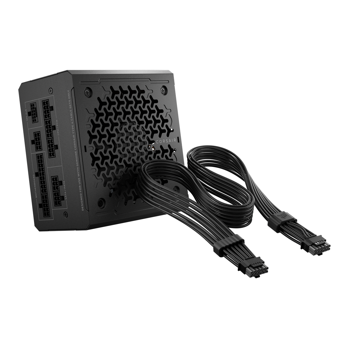 CORSAIR - RM1000e Cybenetics Platinum Fully Modular ATX 3.1 and PCIe 5.1 Power Supply with ThermalProtect 12V-2x6 Cable - Black