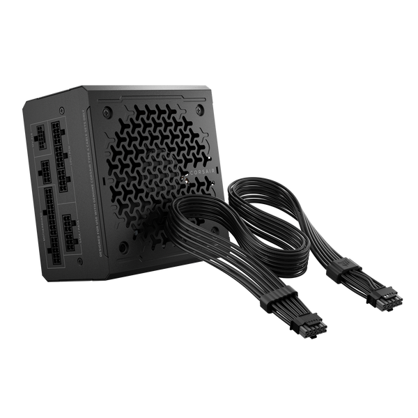 CORSAIR - RM1000e Cybenetics Platinum Fully Modular ATX 3.1 and PCIe 5.1 Power Supply with ThermalProtect 12V-2x6 Cable - Black