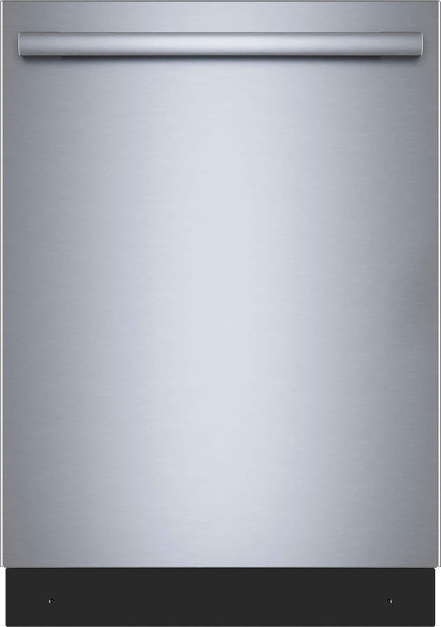 Front. Bosch - 500 Series 24" Top Control Smart Built-In Stainless Steel Tub Dishwasher with 3rd Rack and Zone Wash, 44 dBA - Stainless Steel.
