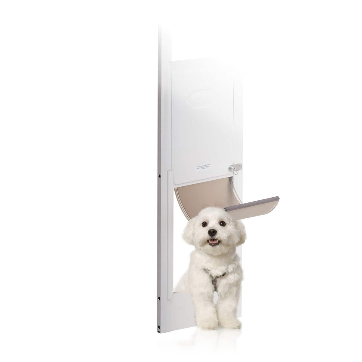 VEVOR - Dog Door for Sliding Glass Door, 75 7/8"-80 11/16" Adjustable Height Doggy Door for Sliding Doors