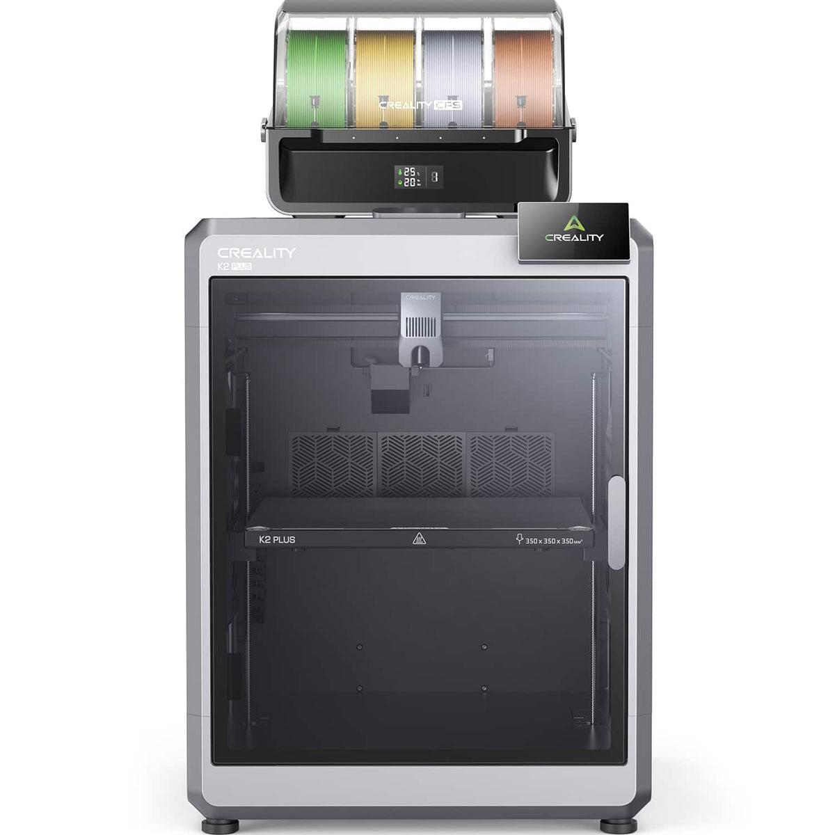 Creality - K2 Plus 3D Printer and CFS Multi-color printing system - Black