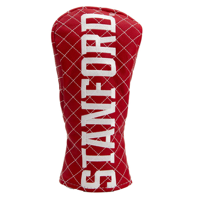 Front. Team Golf - Stanford Cardinal Quilted Fairway Headcover - Multicolor.