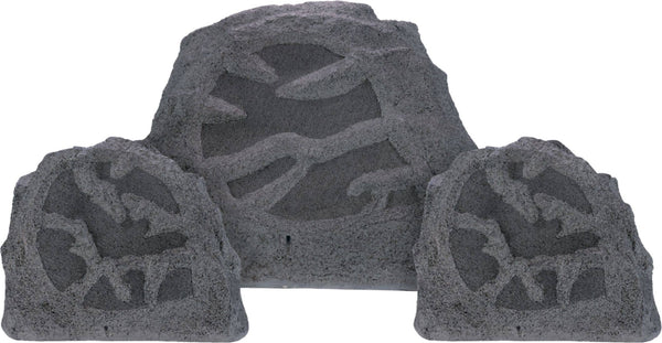 Sonance - MAGROCKS2.1 - Mag Series 2.1-Ch. Outdoor Speaker System (Each) - Charcoal Gray Granite