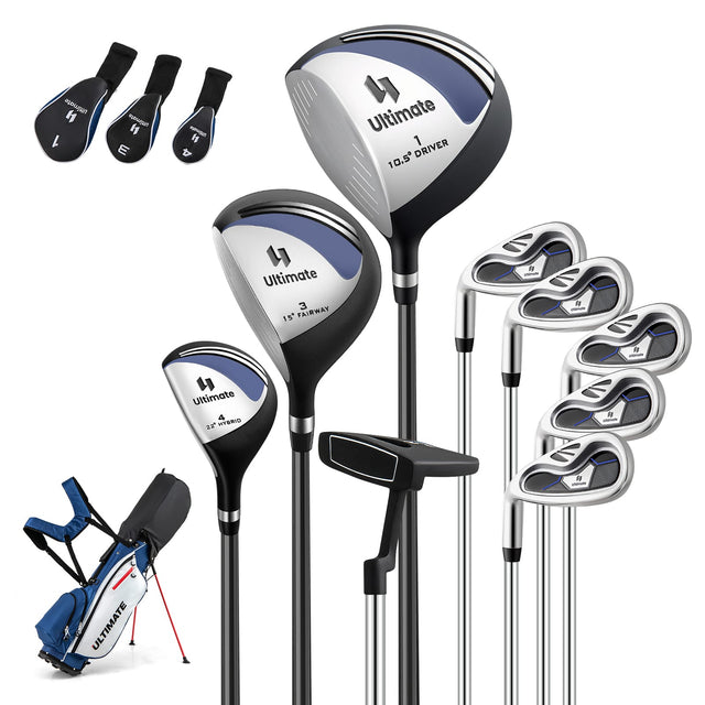 Ultimate 10.5° DRIVER  
Ultimate 3 15° FAIRWAY  
Ultimate 4 22° WOOD  
Ultimate 5 27° HYBRID  
Ultimate 6 30° IRON  
Ultimate 7 34° IRON  
Ultimate 8 38° IRON  
Ultimate 9 42° IRON  
Ultimate 10 46° IRON  
Ultimate 11 50° IRON  
Ultimate 12 54° IRON  
Ultimate 13 58° IRON  
Ultimate 14 62° IRON  
Ultimate 15 66° IRON  
Ultimate 16 70° IRON  
Ultimate 17 74° IRON  
Ultimate 18 78° IRON  
Ultimate 19 82° IRON  
Ultimate 20 86° IRON  
Ultimate 21 90° IRON  
Ultimate 22 94° IRON  
Ultimate 23 98° IRON
