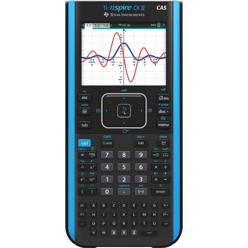 Texas Instruments - TI-Nspire CX II CAS - Color Graphing Calculator