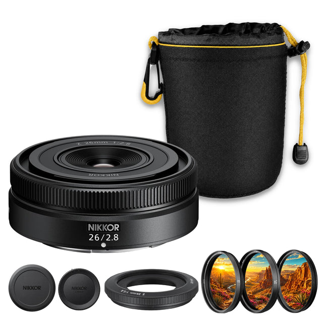 Z 26mm 1:2.8  
NIKKOR  
NIKKOR 26/2.8  
NIKKOR  
NIKKOR Zmoom  
1:2.8 26mm Z  
EXICY  
UV  
CPL
