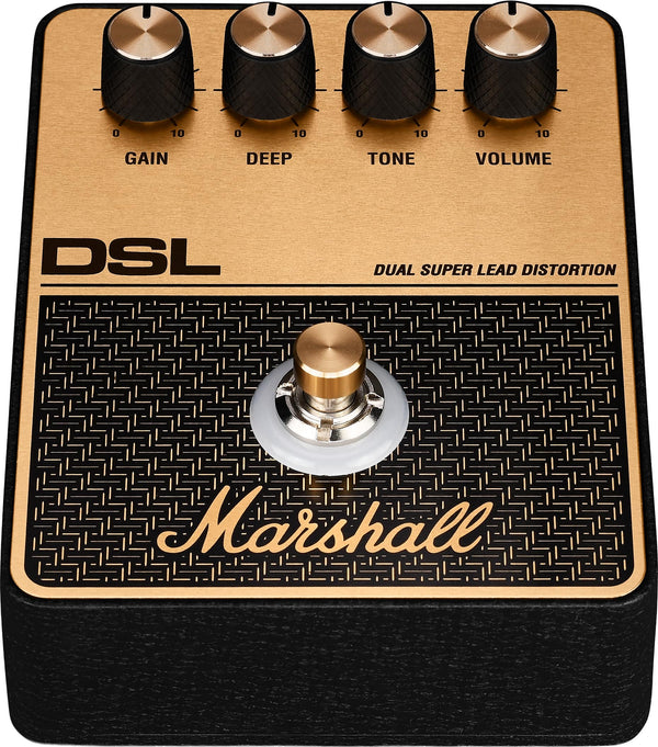 Marshall - DSL Overdrive/Distortion Pedal - Black/Gold