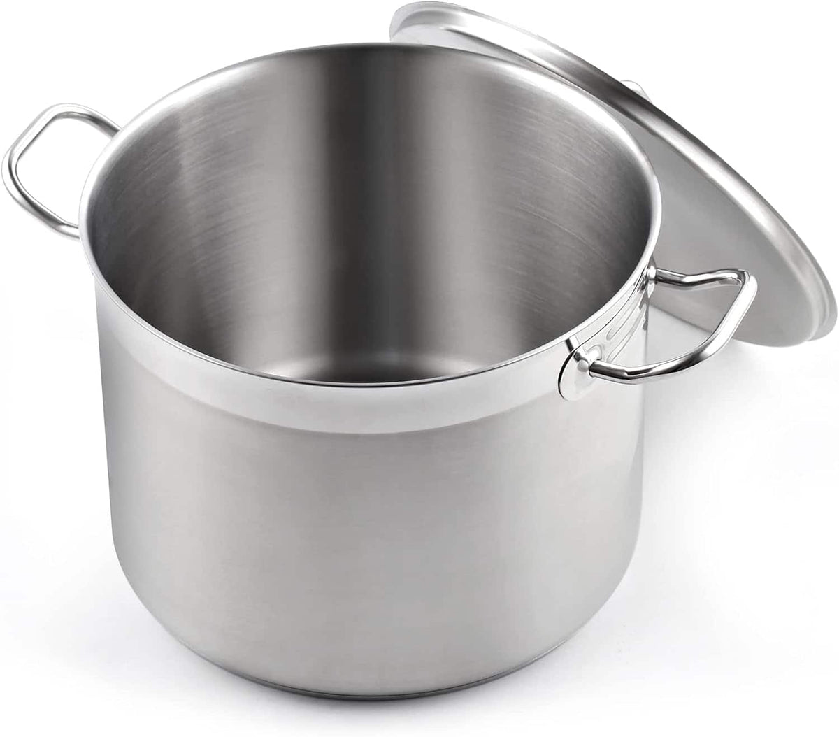 Cooks Standard - Professional 16 Quart Stock Pot with Lid | Large Cooking Pasta Soup, Induction Cookware, Oven Safe - Stainless Steel