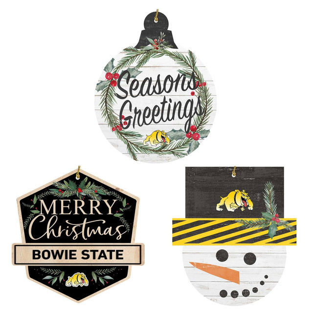 Seasons Greetings

MERRY Christmas  
BOWIE STATE