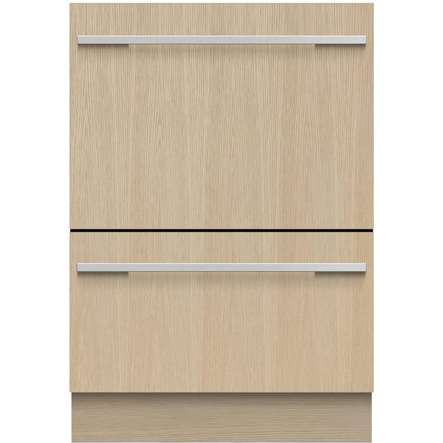 Front. Fisher & Paykel - 24" Top Control Built-In Dishwasher - Custom Panel Ready.