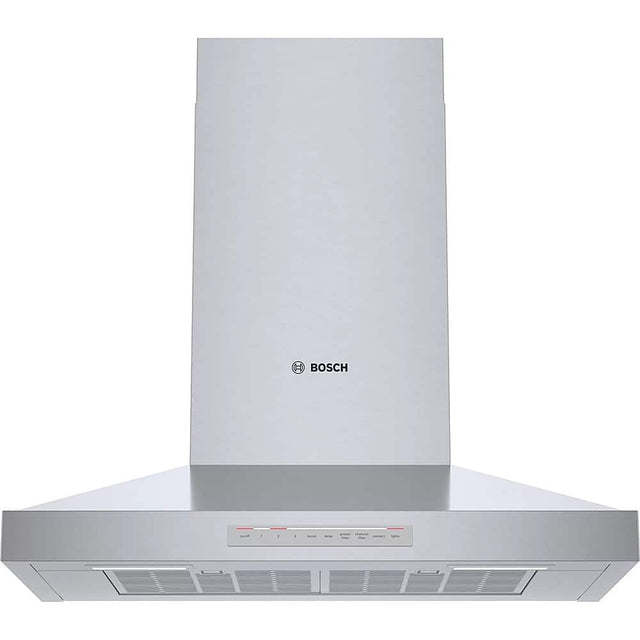 Front. Bosch - 500 Series 30" Convertible Range Hood with Wi-Fi - Stainless steel.