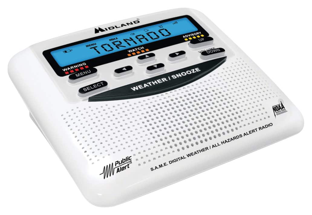 Midland - All-Hazard Weather Band Radio - White