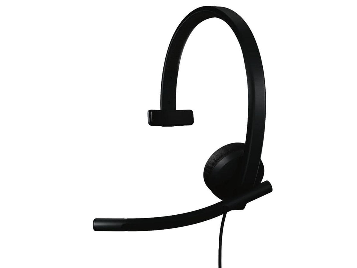 Logitech - H570e USB Headset with Mic, Noise-Canceling, for PC/Mac, Teams Certified - Black