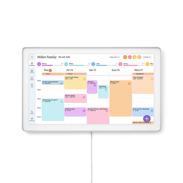 Skylight - Calendar Max: 27 inch Touchscreen Smart Calendar and Family Organizer - Aluminum