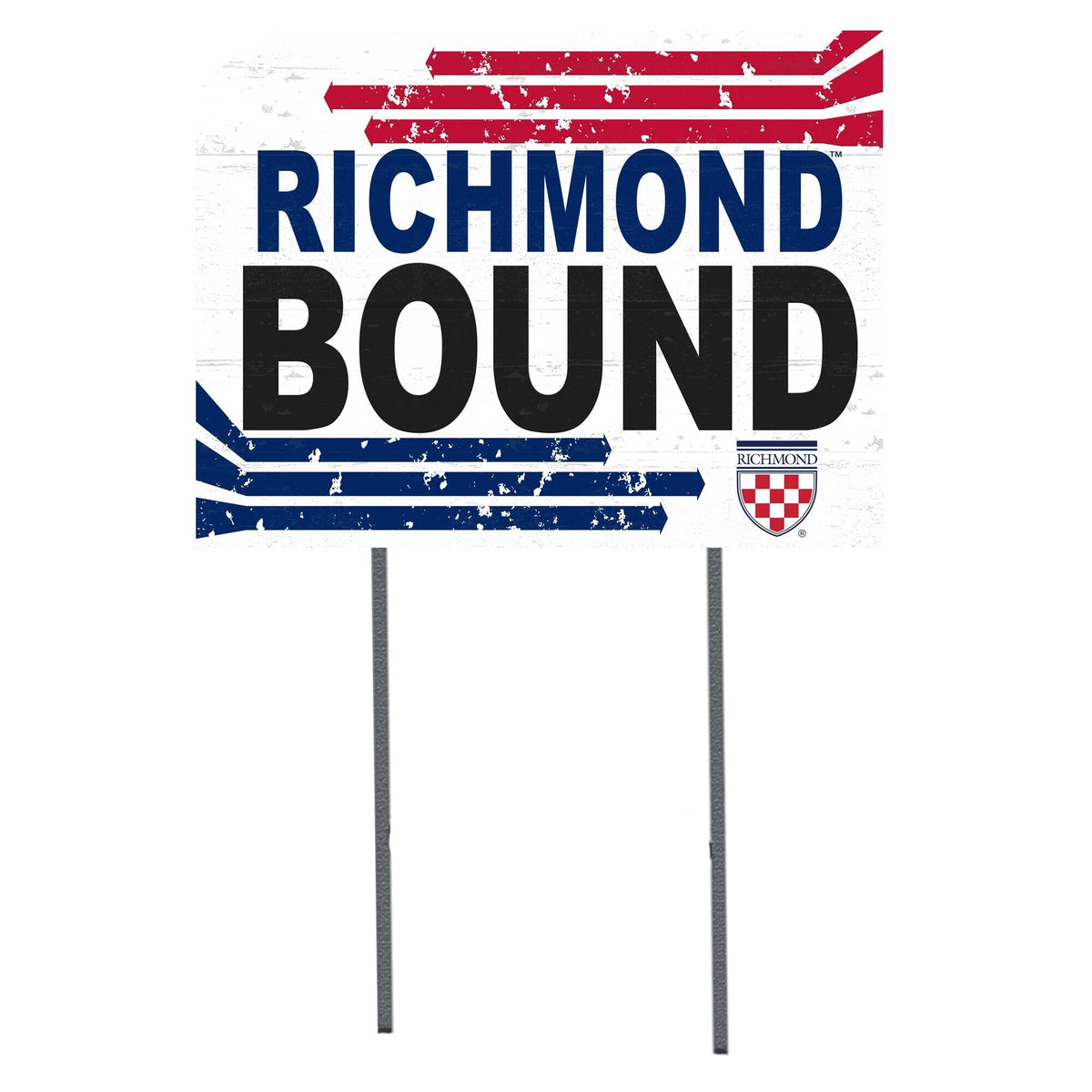 Jardine - Richmond Spiders 18" x 24" Team Yard Sign - White