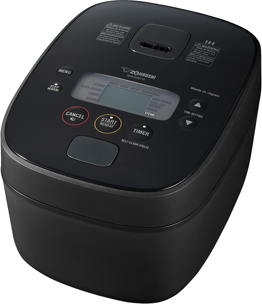 Zojirushi - Induction Heating Rice Cooker & Warmer - 5.5 Cup - Black