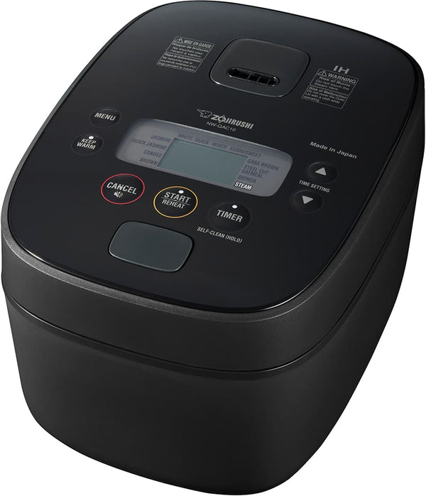 Zojirushi - Induction Heating Rice Cooker & Warmer - 5.5 Cup - Black