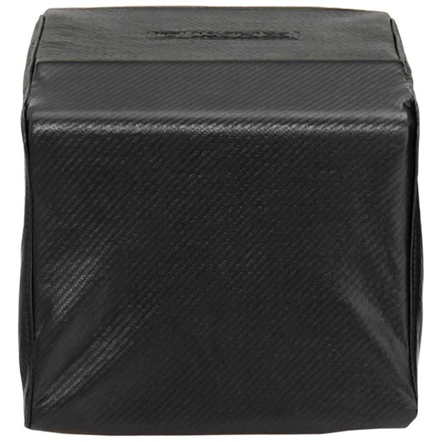 Angle. Lynx - Cover for Lynx Professional Prep Center with Double Side Burner - Black.