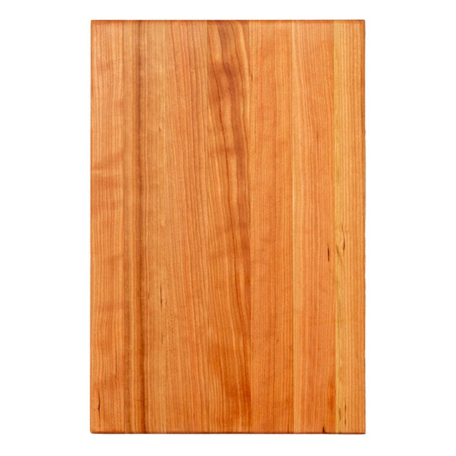 Front. John Boos - John Boos Cherry Wood End Grain Cutting Board for Kitchen Prep,18" x 12" x 2.25" - Cherry.
