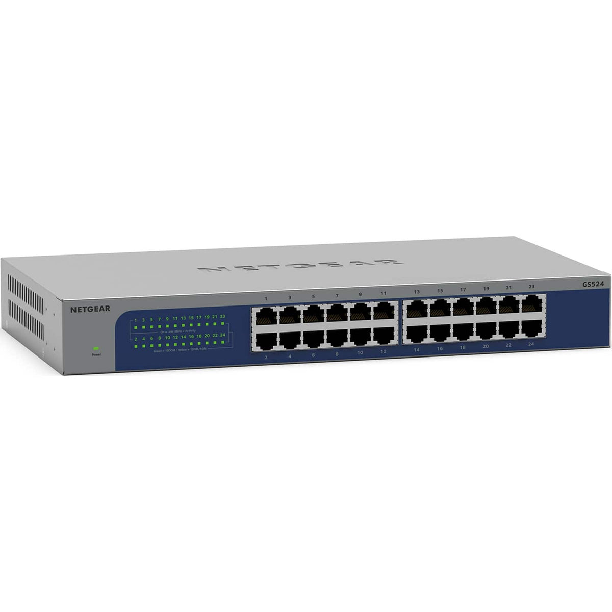 NETGEAR - 24-port Gigabit Ethernet Switch - Gray